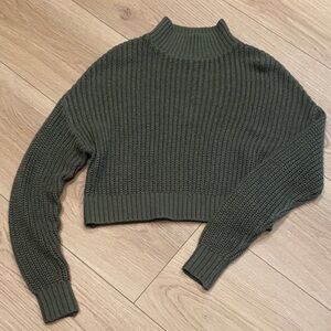 H&M Dark Green Women's Turtleneck Sweater